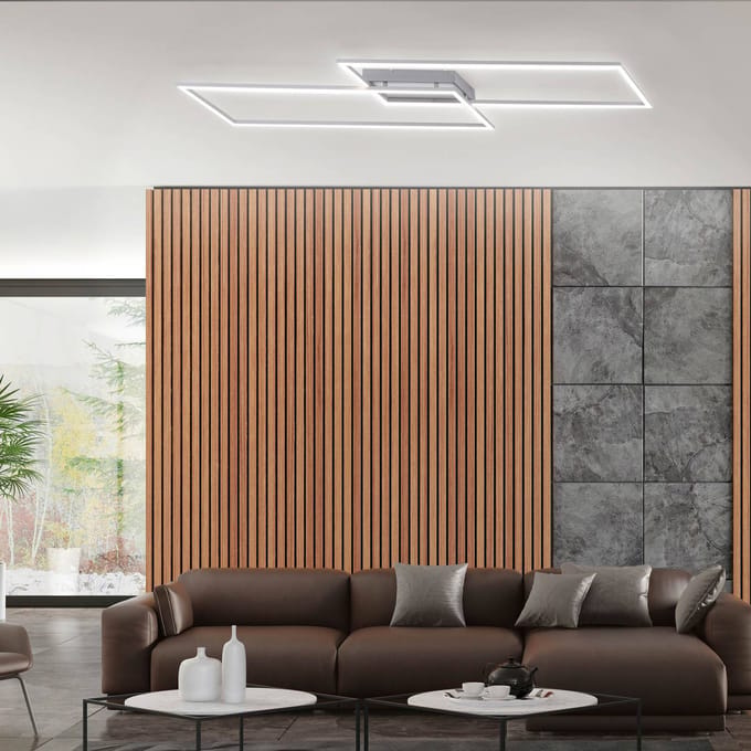 Paul Neuhaus LED plafondlamp Inigo, 113 cm, 2-lamps, dimbaar
