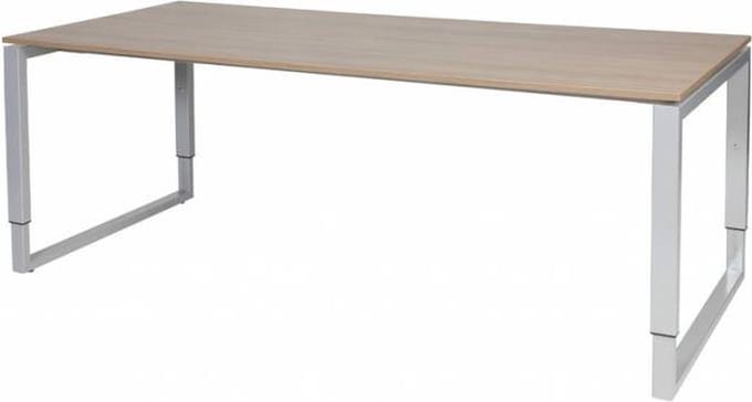 Verstelbaar Bureau - Plus 200x90 Havana Kersen - alu frame