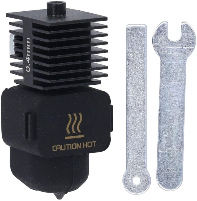 Solidchoice- Mondstukken Verwijderbaar - Gehard Stalen Hotend Kit - 0,4 mm - Hittebestendig - Lange Levensduur - Voor 3D Printer - 3D Printer Nozzle