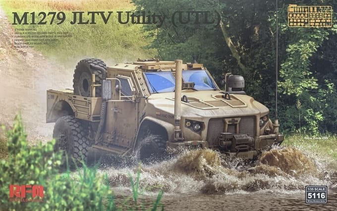 Rye Field Model Modelbouwpakket Militaire voertuigen - 5116 Joint Light Tactical Vehicle M1279 JLTV Utility (UTL) Plastic - 1:35 - Modelbouw