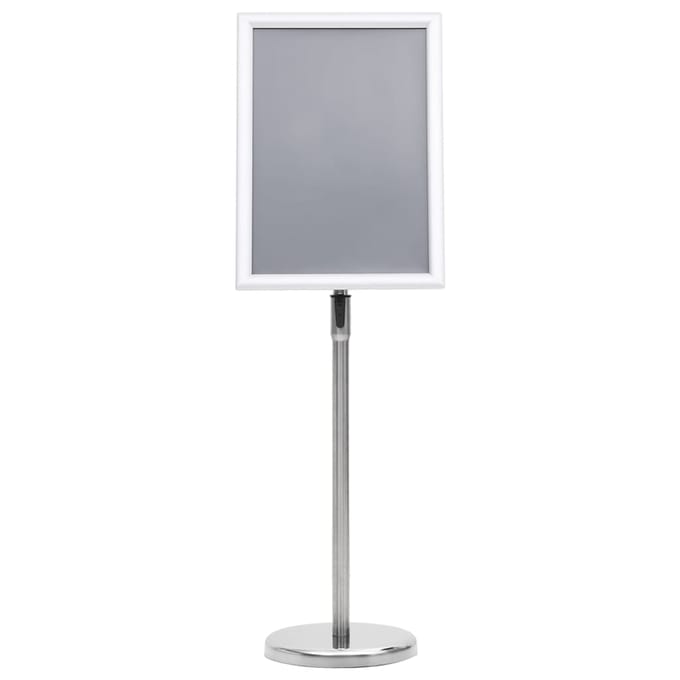 vidaXL - Posterstandaard - A3 - aluminiumlegering - zilverkleurig