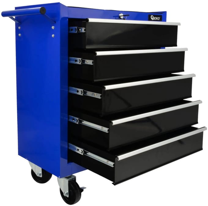 GEKO Gereedschapswagen - 5 lades - Compact ontwerp - Handgreep - 790x690 mm