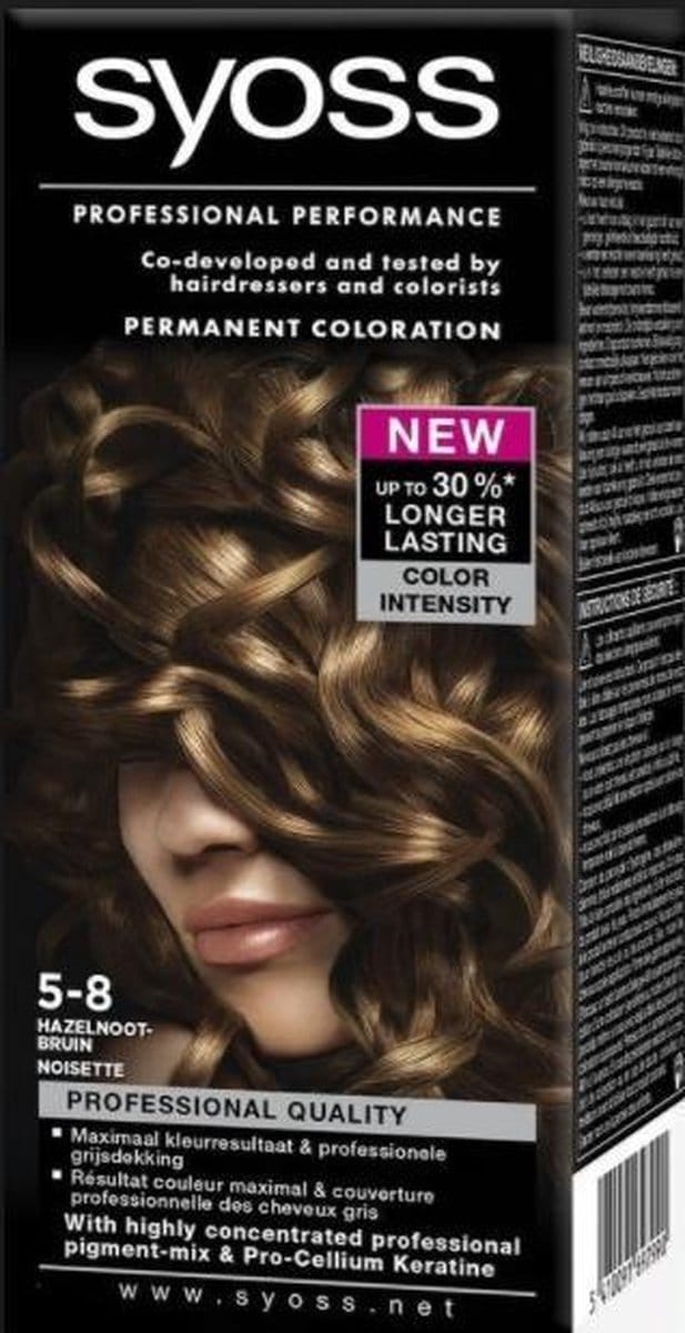 SYOSS Color baseline 5-8 Hazelnootbruin - Haarverf