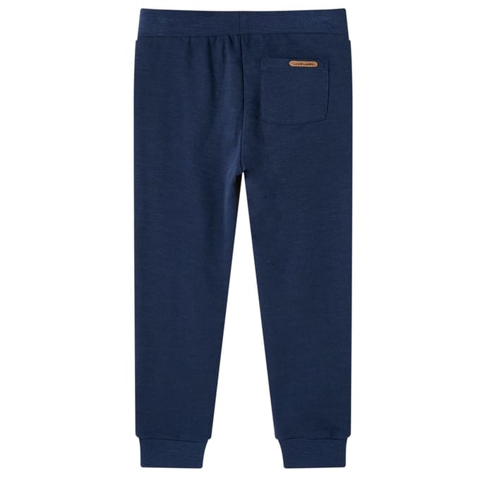 vidaXL Kinderjoggingbroek 92 gemêleerd marineblauw