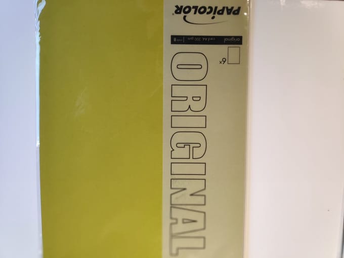 Papicolor Original A4 Papier 200 gsm 6 Sheets Mostergroen