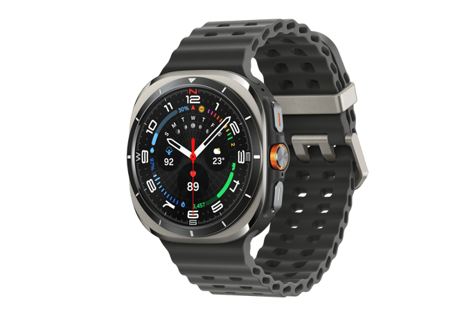 Samsung Galaxy Watch Ultra (2025) - Smartwatch - 47mm - E-simkaart - Titanium Silver