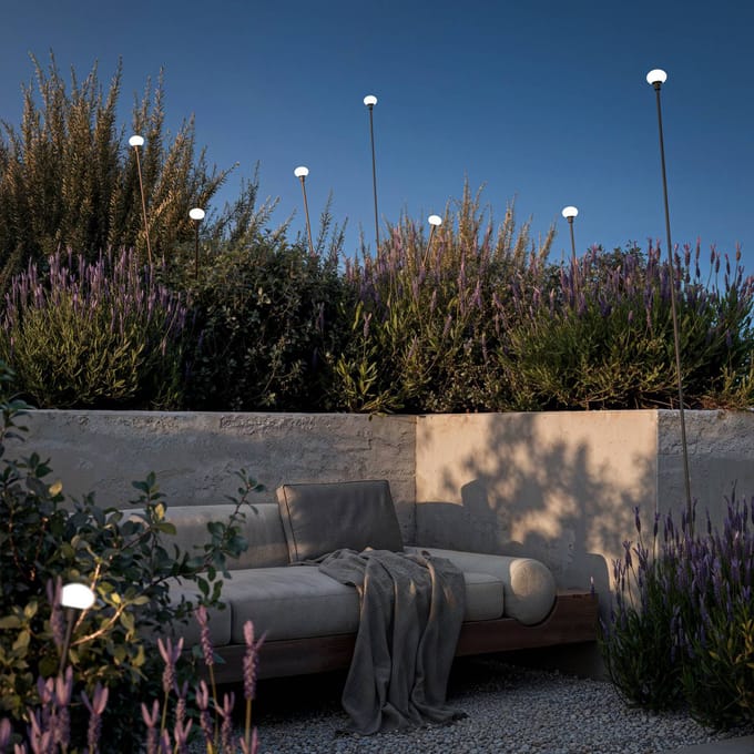Karman LED tuinpadverlichting MINUIT, hoogte 105 cm, zwart, IP65