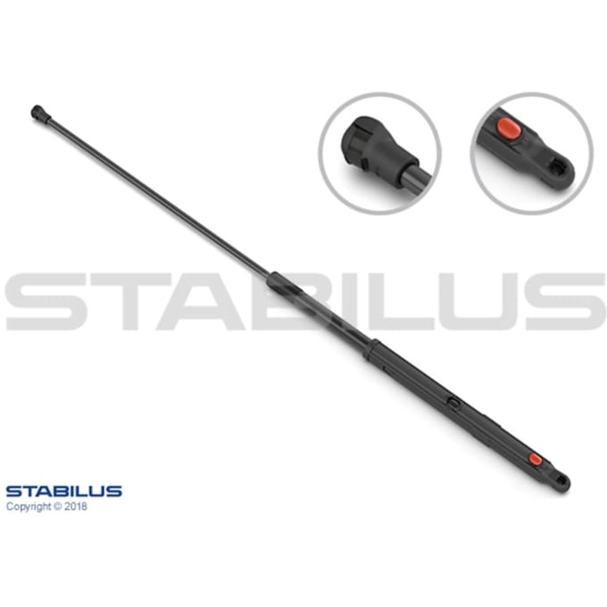 Gasveer, motorkap STABILUS 610886