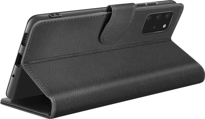 Zanae, Hoesje geschikt voor Galaxy S20 Plus - Wallet Case & Magneetsluiting, Zwart