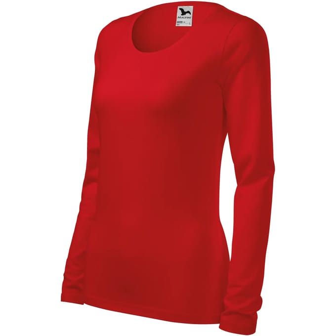 Dames-T-shirt met lange mouwen Malfini Slim 139