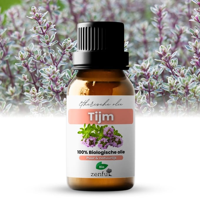 Tijm olie - 100% Puur - Biologische Etherische Olie - Thyme - Natuurlijk - Tijmolie - 10ml