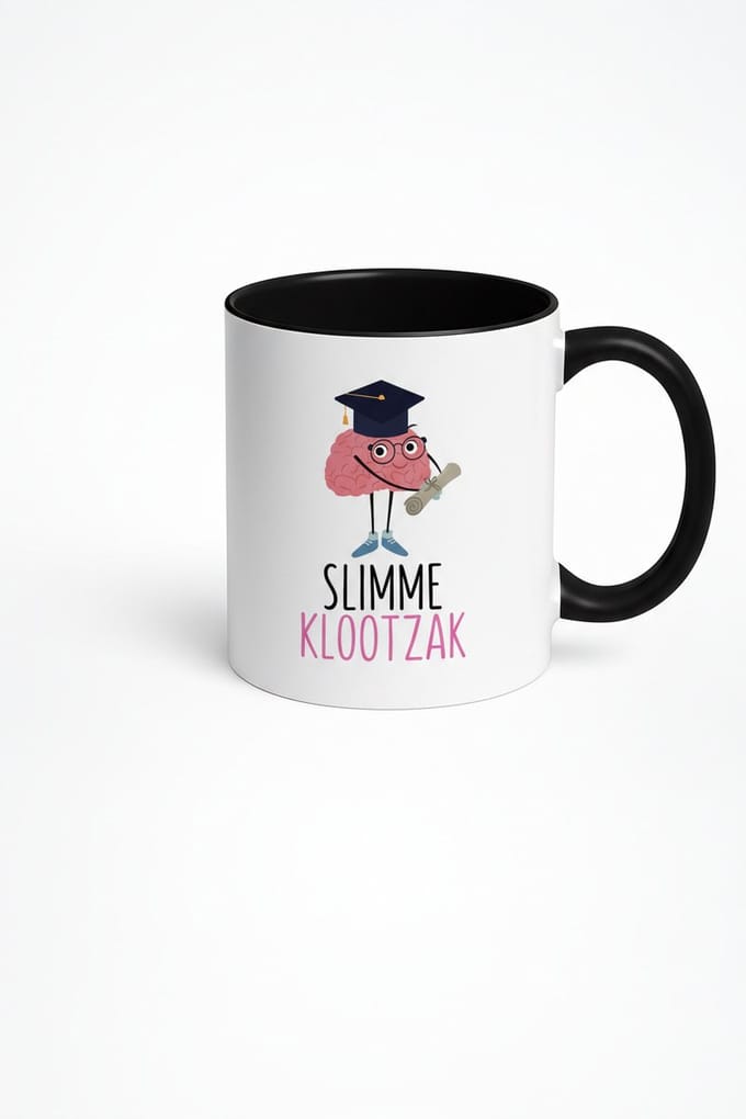 Slimme Klootzak Mok - Grappige Cadeau Idee - 330ml Keramische Mok