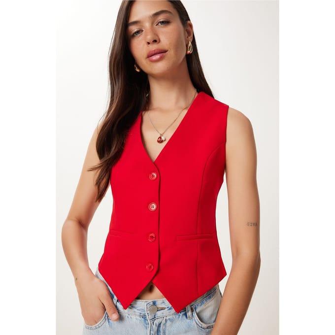 Crop Knop Vest