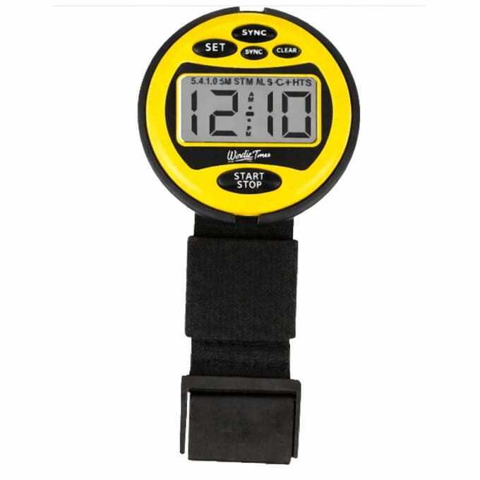 Windie Timer Pro – Professionele Regatta Stopwatch, Waterdicht tot 50m & Schokbestendig - Geel