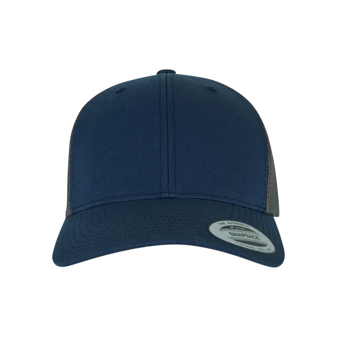 Flexfit - Retro 2Tone pale Trucker pet - Donkerblauw/Grijs