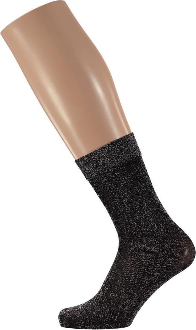 Caresse pantysokjes glitter kleur: zwart maat: one size