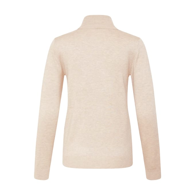 Slim Fit gebreide pullover van viscosemix model 'IHLULS'
