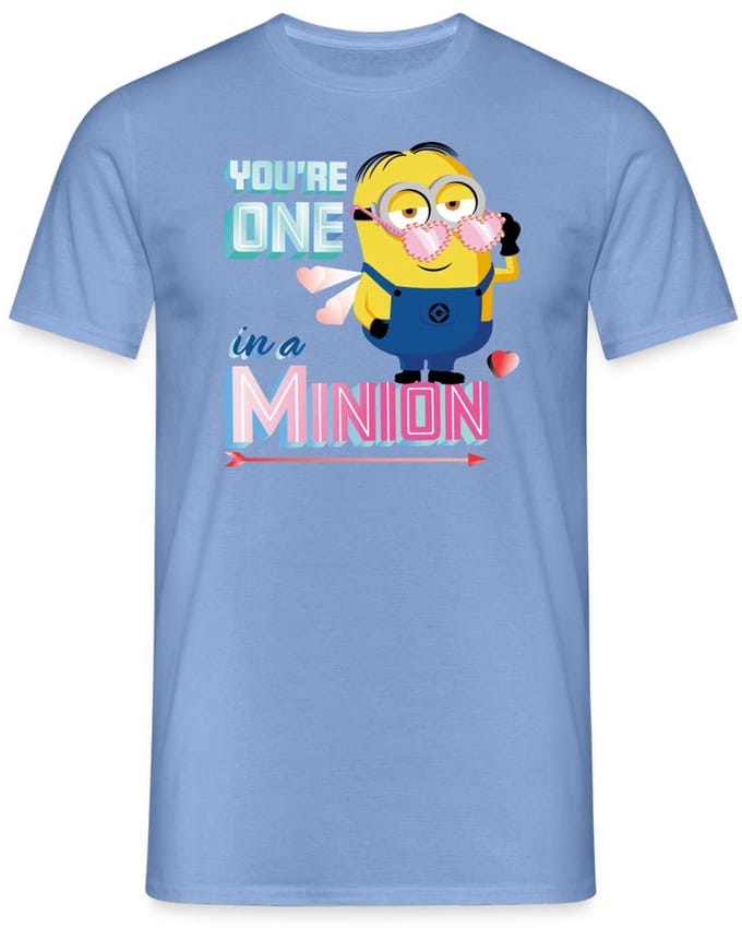 Minions Dave Youre One In A Minion Grappig Ontwerp T-Shirt Heren