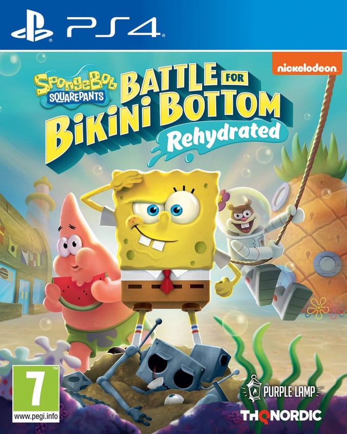Spongebob SquarePants: Strijd om Bikinibroek - Geherhydrateerd - Sony PlayStation 4 - Platformgame