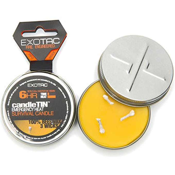 Exotac CandleTIN Small Hot Burn Bijenwax