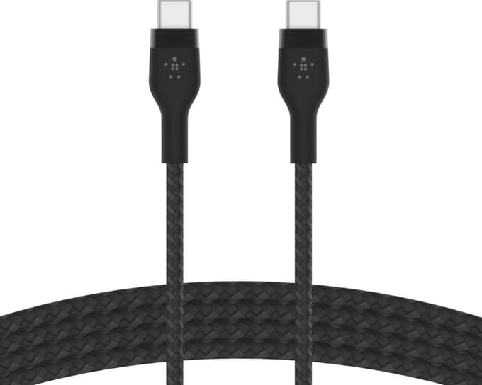 Belkin BOOST↑CHARGE Pro Flex - USB-C naar USB-C Kabel - 2 Meter - 60W - Zwart