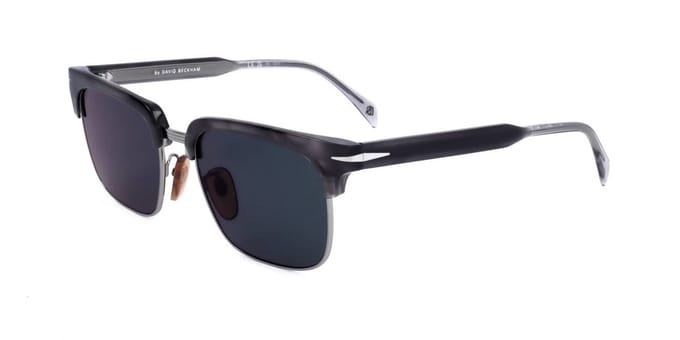 David Beckham DB 1119/G/S Striped grey ruthenium 55/19/145 MAN Zonnebrillen