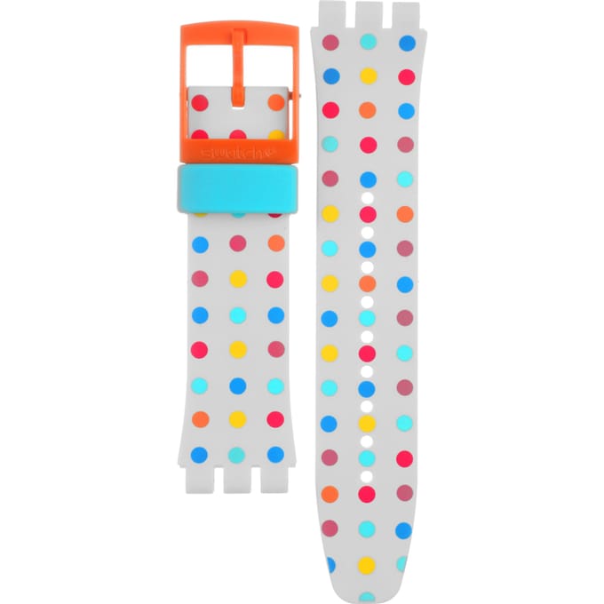 Swatch Plastic - Scuba Libre - SUU ASUUK108 Happy Dots Strap Horlogeband