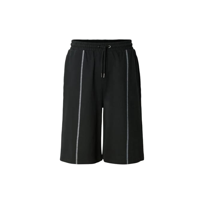 Urban Classics - Contrast Seam Peached Bermuda Korte broek - M - Zwart