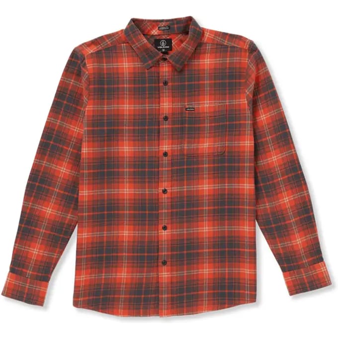 Geruit overhemd met lange mouwen Volcom Caden