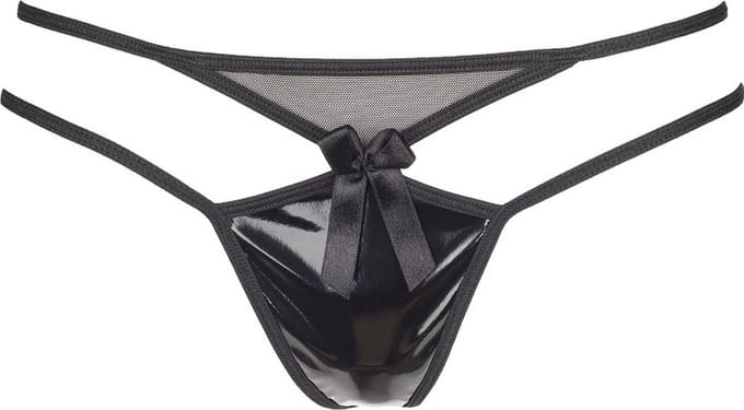 V-8738PS Plus Size string black