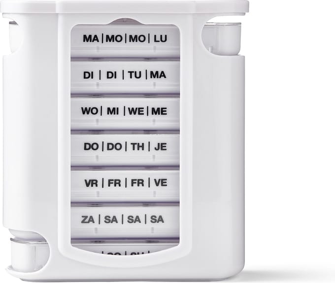 VITILITY Medicijncassette - 7 dagen - Pillendoosje - Medicijndoos