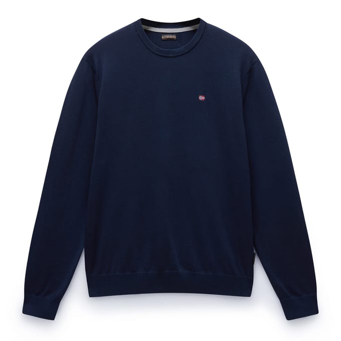Navy Jumper Crew Neck Jumper - Blue Sweaters