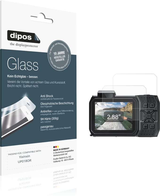 dipos – 2x Matte Pantserfolie geschikt voor Yixinxin UP018OR | 9H Screenprotector