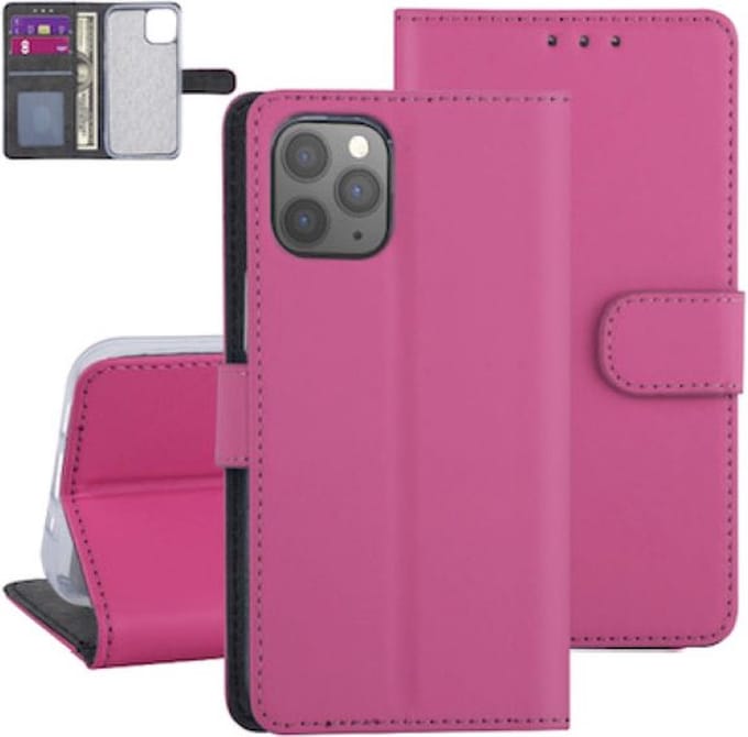 Top bookcase voor iPhone 12/12 pro pink