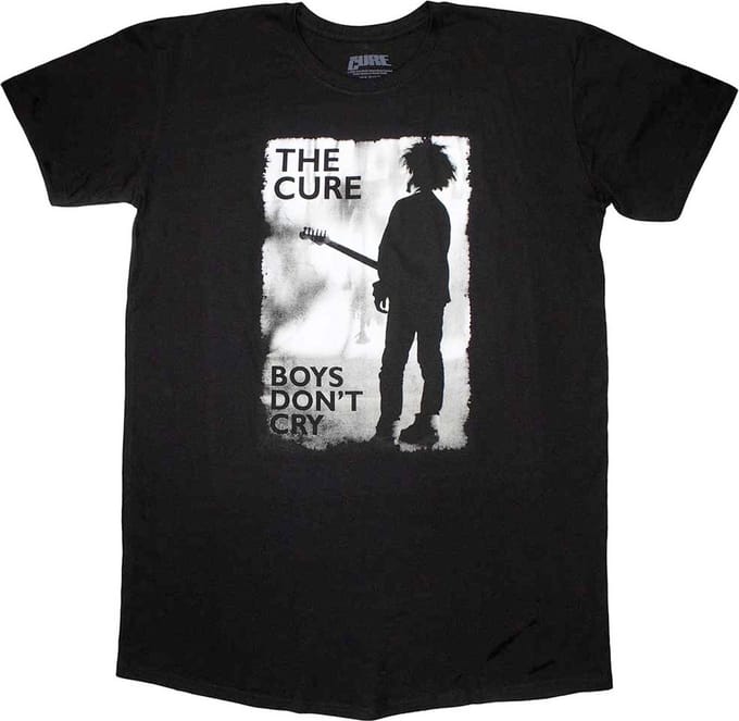 The Cure - Boys Don't Cry Black & White Korte jurk - L - Zwart