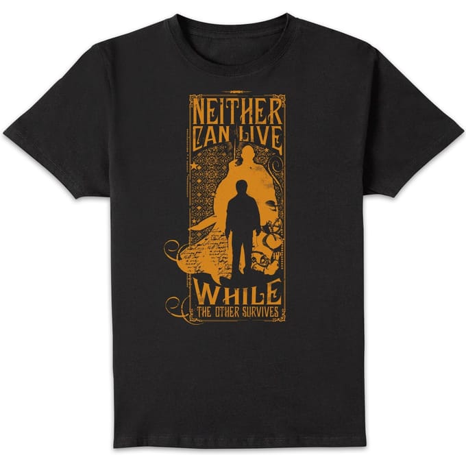 Harry Potter Neither Can Live t-shirt - Zwart - M
