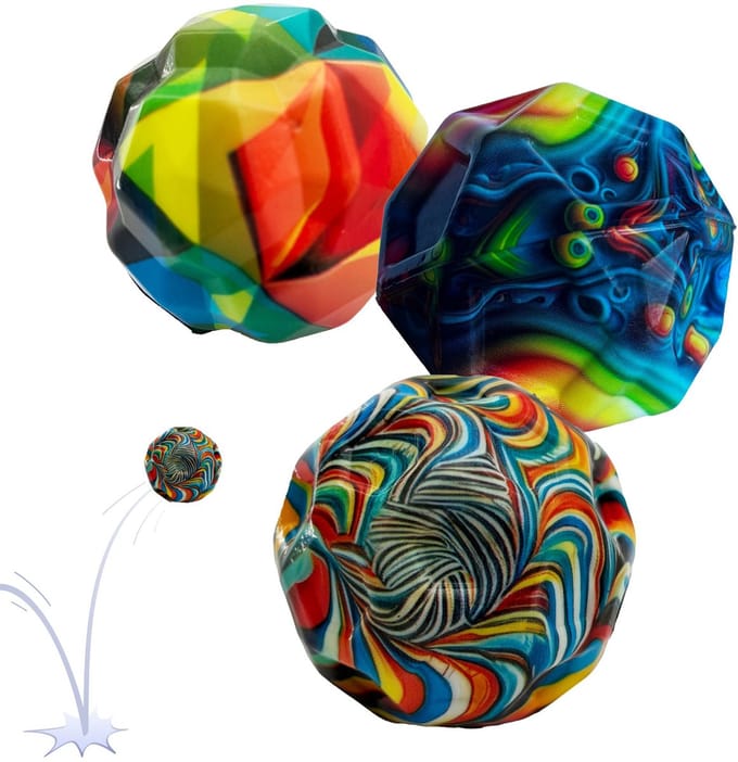 Schildkröt High Bounce Balls Set van 3 , Stuiterbal