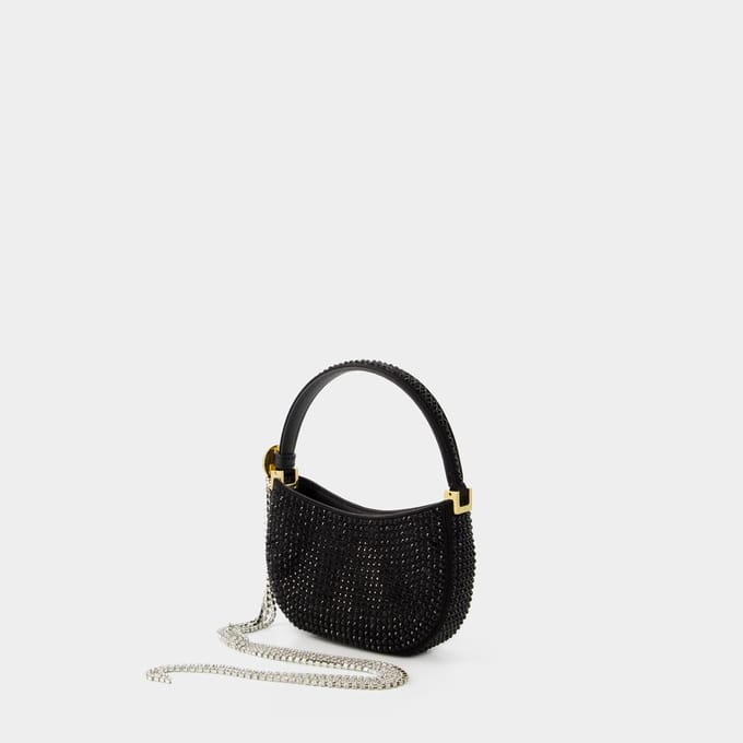 Hobo Bag Micro Vesna Crystal - Magda Butrym - Kristal - Zwart