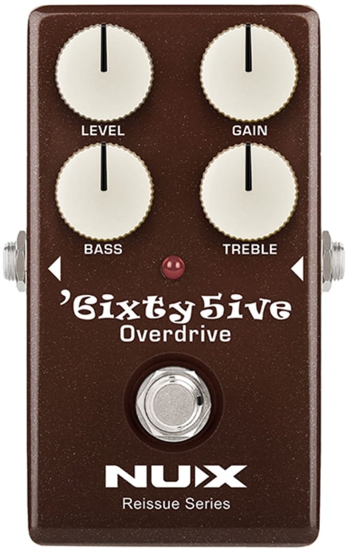 Overdrive effectpedaal - NUX 6ixty5ive - Reissue Series - Analoog - True bypass