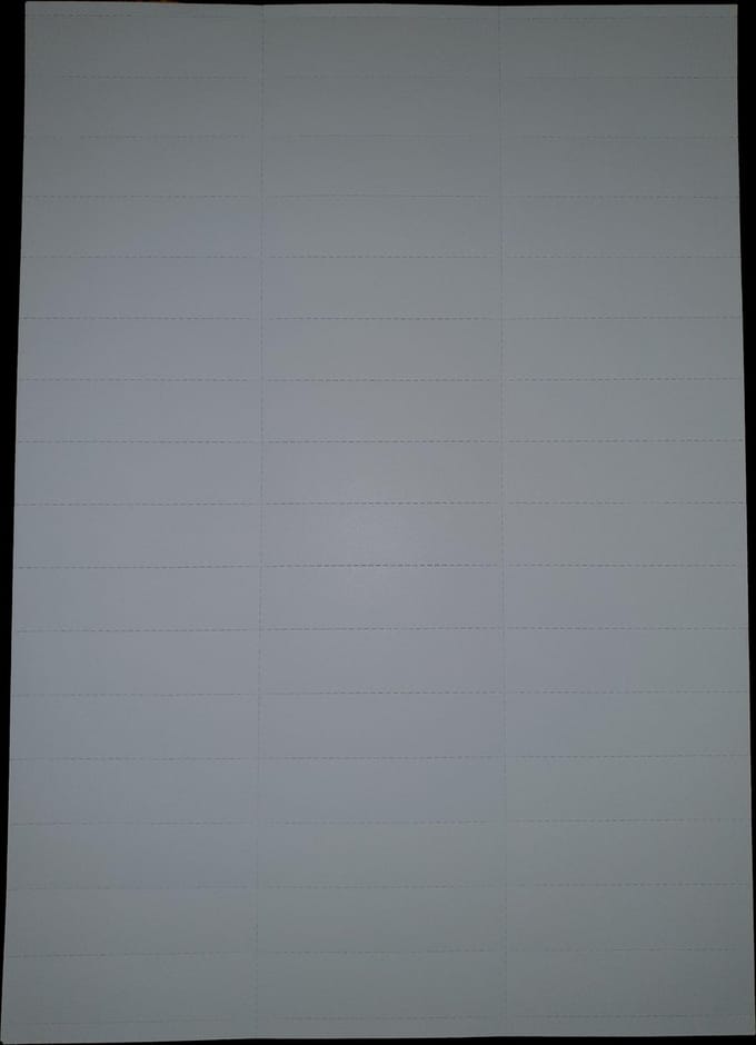 Schapkaartjes / Blanco Prijskaartjes - 70 x 18 mm