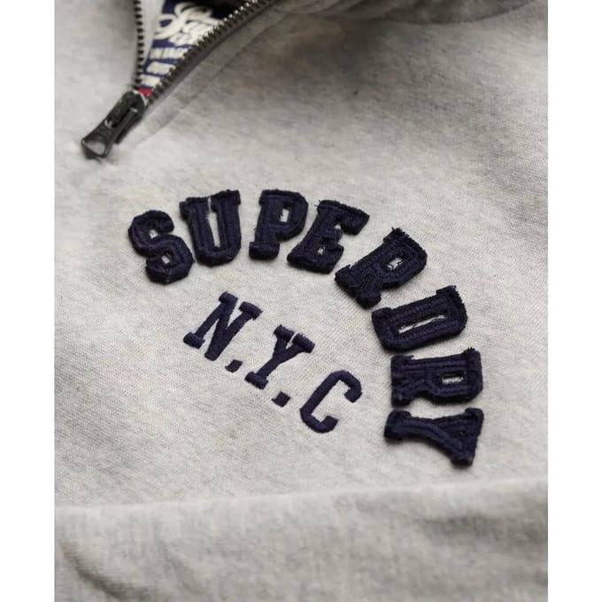 Ronde hals zip sweatshirt Superdry Vintage Athletic