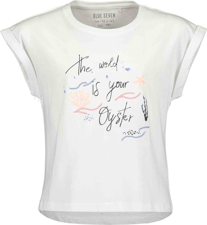 Blue Seven - Meisjes shirt - Wit - Maat 140