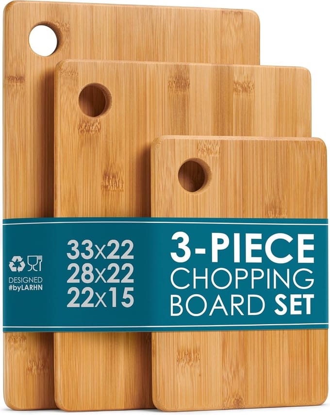 Famanu - Snijplanken Set – Compact – Met Opbergstandaard
