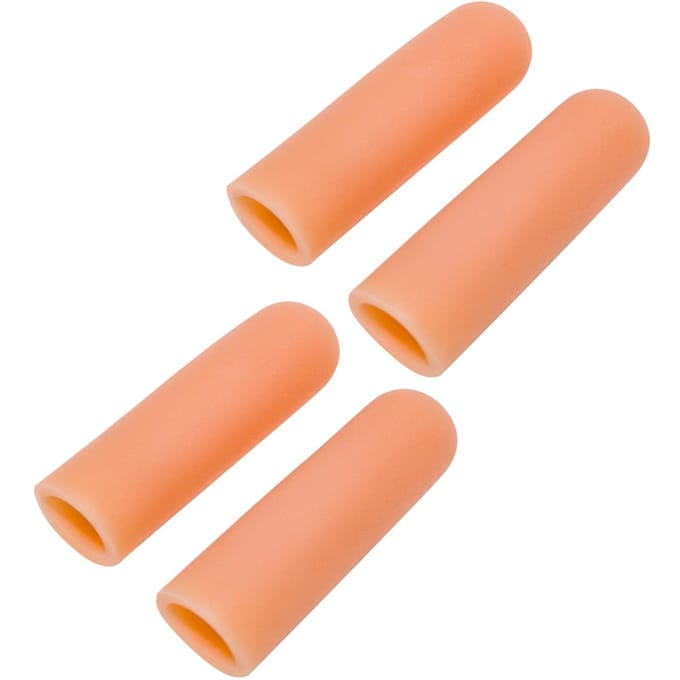 4pcs Manchons de Pouce en Silicone Protecteur de Doigt en Gel de Silice orange