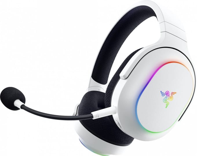 Razer Barracuda X Chroma - Draadloze RGB Gaming Headset - Bluetooth / 2.4GHz - Wit