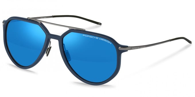 Porsche Design P8990 Dark blue, dark grey 59/18/145 MAN Zonnebrillen