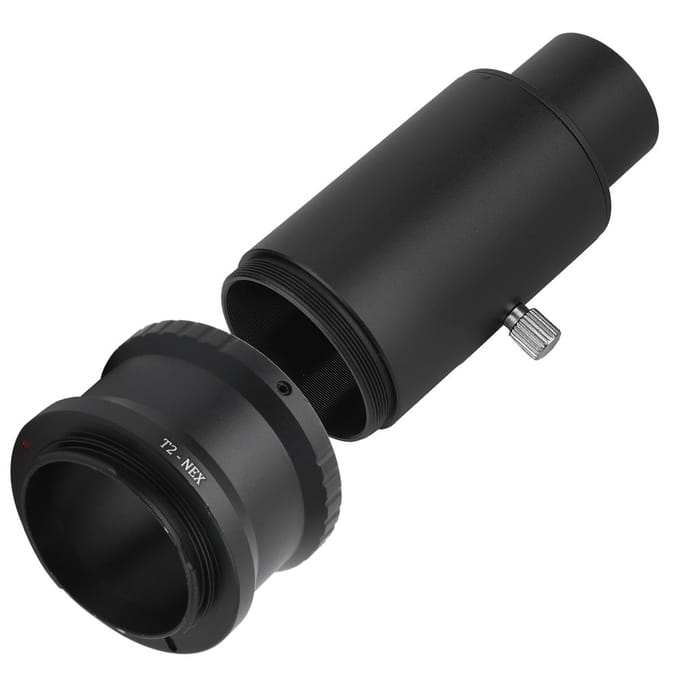 Vaste Fotografie Astronomische Telescoop 1,25 Inch Verlengbuis Adapterring voor Sony E black