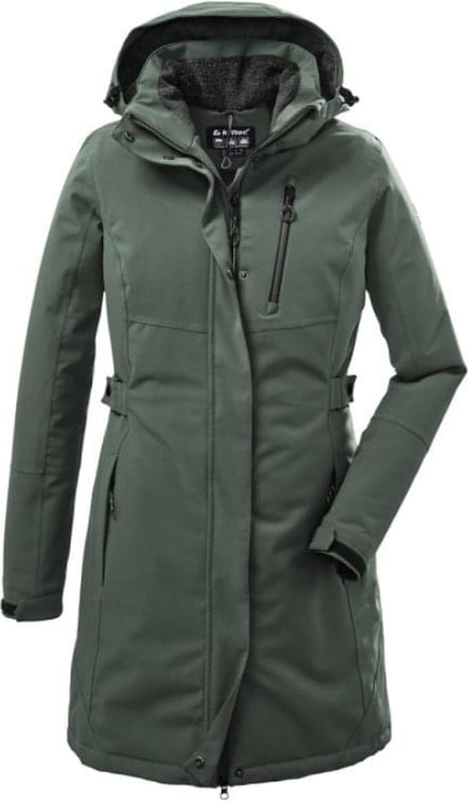Killtec Kow 165 Parka W | Groen/Grijs - 46