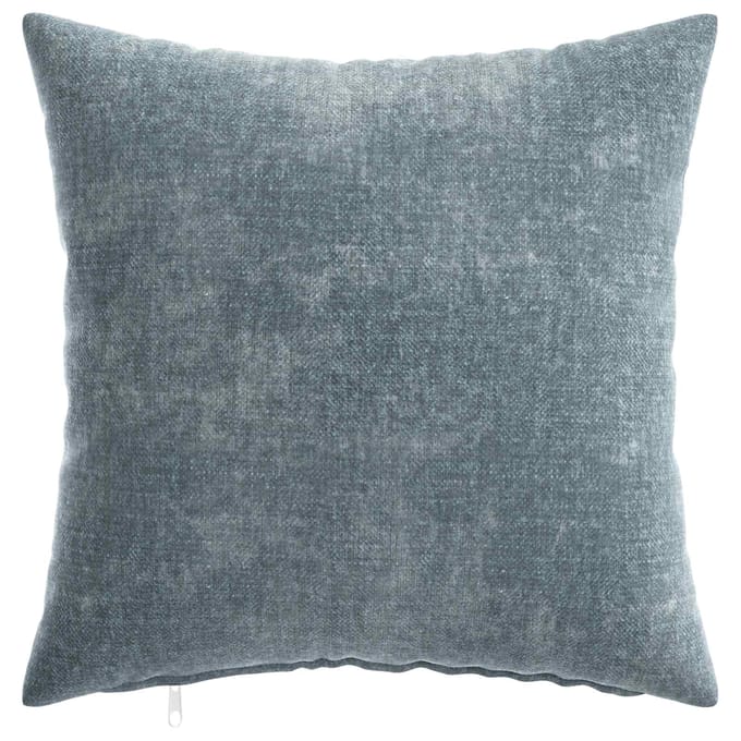vidaXL - Kussensloop - 6 - st - HEERLEN - Lichtblauw - 30 - x - 30 - cm - Chenille - Stof