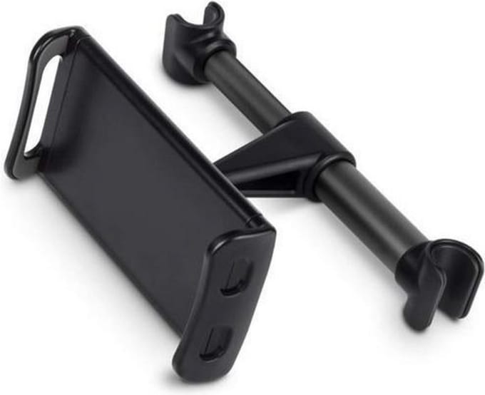 LuxeBass Tablethouder Hoofdsteun Auto Tablets 4.1-5.9 inch - Zwart (Samsung, iPad's...)